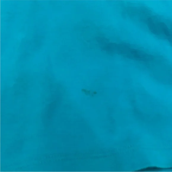 LL Bean Vneck Blue 3/4 Sleeve Shirt 3X - Picture 2 of 8